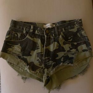 Caren forbes mini shorts